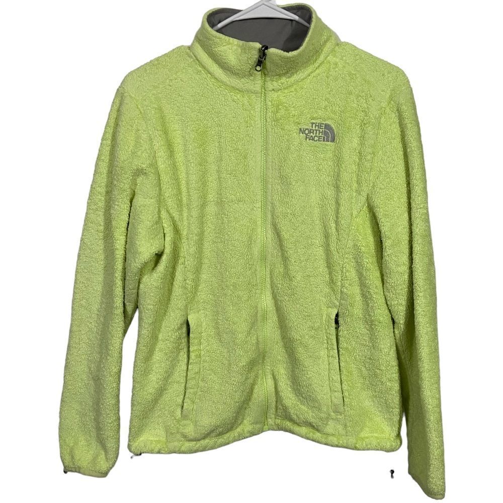 The North Face Neon Yellow Fleece Softshell Jacket